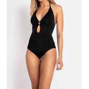 NEW AZURA women's ring front one piece in black